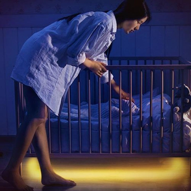Smart Motion Sensor Night Light for Kids' Beds, LED Strip